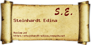 Steinhardt Edina névjegykártya